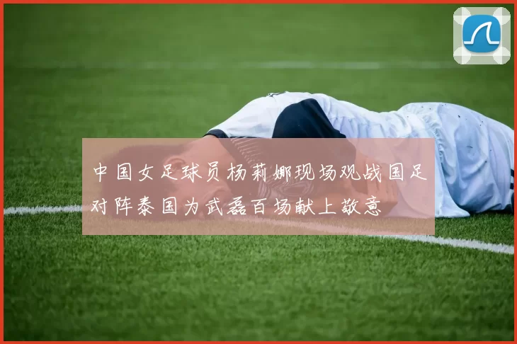 中国女足球员杨莉娜现场观战国足对阵泰国为武磊百场献上敬意